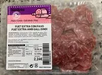 Mängden socker i Fuet extra con pavo