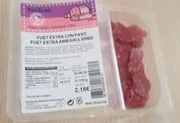 Mängden socker i Fuet extra con pavo