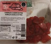Mängden socker i Chorizo casero extra