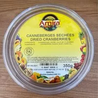 Mängden socker i Canneberges sechées - Dried cranberries