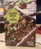 Mängden socker i Creamed Greens