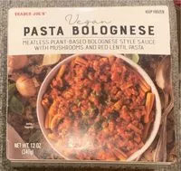 Mängden socker i Vegan pasta bolognese
