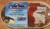 Mängden socker i Heringsfillets in Tomatensoße