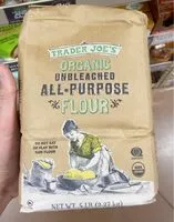 Mängden socker i Organic unbleached all-pupose flour