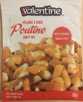 Mängden socker i Mélange à Sauce (poutine)