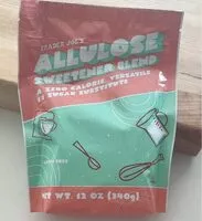 Mängden socker i Allulose Sweetener Blend