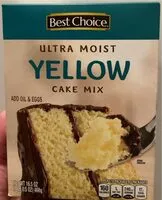 Mängden socker i Yellow Cake Mix