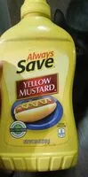 Mängden socker i Yellow mustard