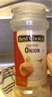 Mängden socker i Chooped onion