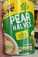 Mängden socker i Pear halves