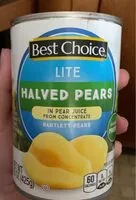 Mängden socker i Lite halved pears
