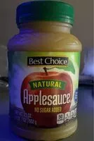 Mängden socker i Natural Applesauce NO SUGAR ADDED