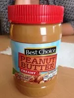 Mängden socker i Creamy peanut butter, creamy