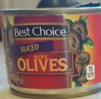 Mängden socker i Sliced Ripe Olives