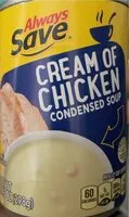 Mängden socker i Cream of Chicken condensed soup