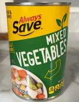 Mängden socker i Mixrd Vegetables