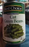 Mängden socker i Cut green beans