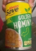 Mängden socker i Golden hominy