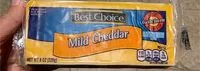 Mängden socker i Mild cheddar cheese