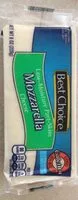 Mängden socker i Low moisture part skim Mozzarella cheese