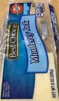 Mängden socker i Monterey jack cheese