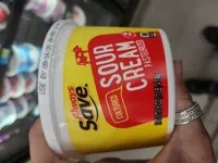 Mängden socker i Cultured sour cream