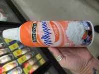 Mängden socker i Sweetened whipped topping