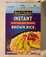 Mängden socker i instant brown rice