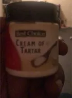 Mängden socker i Cream of tartar