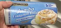 Mängden socker i Cinnamon rolls cream cheese