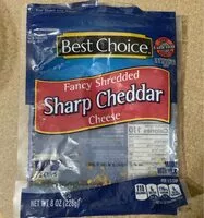Mängden socker i Fancy Shredded Sharp Chedder Cheese