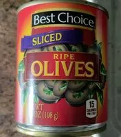 Mängden socker i Sliced Ripe Olives