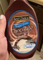 Mängden socker i Sugar free chocolate syrup