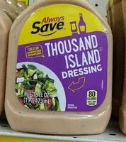 Mängden socker i Thousand island dressing