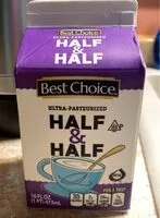 Mängden socker i Half & half