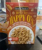 Mängden socker i Honey nuts happy o’s