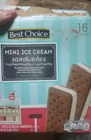 Mängden socker i Mini ice cream sandwich