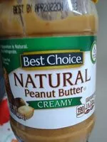 Mängden socker i Creamy natural peanut butter