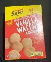 Mängden socker i Vanilla wafers cookies