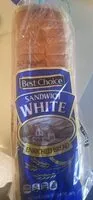 Mängden socker i Sandwich White Enriched Bread