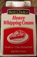 Mängden socker i Heavy Whipping Cream