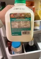 Mängden socker i Fat free buttermilk