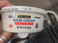 Mängden socker i Sour Cream