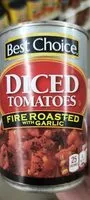 Mängden socker i Diced tomatoes fire roasted with garlic