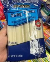 Mängden socker i String cheese