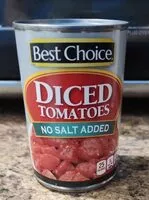 Mängden socker i Diced tomatoes no salt added