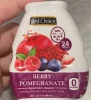 Mängden socker i Berry Pomegranate Liquid Water Enhancer