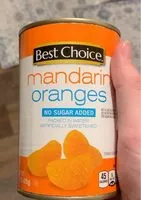 Mängden socker i No sugar added mandarin oranges
