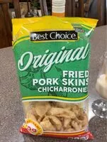 Mängden socker i Fried pork skins