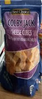 Mängden socker i Colby Jack Cheese Cubes